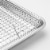 8-1/2 x 12 Stainless Steel Cooling Rack by Last Confection Perspective: top