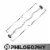 Rubber Fixed Barbell, 10 LB Pre-Loaded Weight EZ Curl Bar Perspective: top