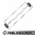 Rubber Fixed Barbell, 40 LB Pre-Loaded Weight EZ Curl Bar Perspective: top