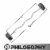 Rubber Fixed Barbell, 60 LB Pre-Loaded Weight EZ Curl Bar Perspective: top