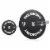 Set of 2 Olympic 2-Inch Rubber Bumper Plates (10 LB each) Black Perspective: top