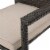 Noble House San Pico 5 Piece Outdoor Wicker Dining Set in Multibrown Perspective: top