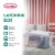Sterilite 64 Qt Clear Plastic Stackable Storage Bin w/ White Latch Lid, 12 Pack Perspective: top