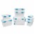 Sterilite Large 20 Qt Home Storage Container Tote with Latching Lids, (12 Pack) Perspective: top