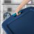 Sterilite 26 Gallon Latch & Carry Plastic Storage Tote Container Box, 12 Pack Perspective: top