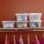 Sterilite 6 Qt Clear Plastic Stacking Storage Container Tote with Lid, 168 Pack Perspective: top