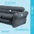 Intex Corner Sofa L-Shaped Inflatable Lounge Couch w/ Cupholders, Gray (4 Pack) Perspective: top