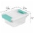 Sterilite Plastic Mini Clip Storage Box Container with Latching Lid, 24 Pack Perspective: top