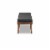 Baxton Studio Linus Modern Dark Grey Fabric Upholstered and Button Tufted Wood Bench Perspective: top