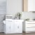Steel Top Kitchen Island Cart Hidden Rolling Wheel Cabinet w Drawers Storage Box Perspective: top