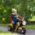 Kids 6V Electric Motorcycle Ride-On Toy Battery 18 - 36 Months Yellow Perspective: top