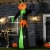 9 ft Light Up Pumpkin Inflatable Outdoor Halloween Yard Decoration w/ LED Lights Perspective: top