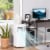 Mobile Air Conditioner with 4 Modes, 2 Speeds, LED Display and 24 Timer, White Perspective: top