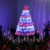 Artificial Christmas Tree 3' Indoor Realistic Holiday Decoration, 90 Tips, White Perspective: top