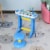Childrens Toy Organ Keyboard w/ light & 22 Musical Tracks, Blue Perspective: top
