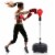 Hitting Bag Boxer Circle Set Freestanding Suction Cup, Adjustable Height Perspective: top