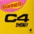 C4 Energy Carbonated Strawberry Starburst Energy Drink Perspective: top