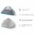 Outbound 8 Person 3 Season Camping Black-Out Dome Tent with Rainfly, Gray/White Perspective: top