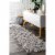 Nuloom Francene Diamond Trellis Shag Area Rug in Silver Perspective: top