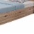 Wooden Full Size Bed Frame with 3 Drawers and Grain Details, Taupe Brown Perspective: top