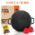 Nutrichef NCCIPD 14 in. Cast Iron Pizza & Baking Pan Perspective: top
