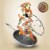 Nutrichef Stainless Steel Stir Fry Pan With Lid 10 Inch Perspective: top