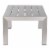 Zuo Cosmopolitan Outdoor Coffee Table in Gray Perspective: top