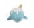 Glitter Galaxy 6-Inch Cute Ice Cream Cone Horn Blue Narwhal Collectible Plush Perspective: top