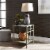 Vintage Series Metal Open Night Stand - Green Perspective: top
