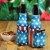 2x US American Flag Beer Bottle Cooler Sleeves with Cigarette+Lighter Holder Perspective: top