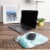 Tropical Mouse Pad with Wrist Support, Office Desk Accessories Perspective: top
