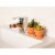 12 Pack Small Terra Cotta Pots with Saucers for Indoor and Outdoor, Brown, 2.7 x 2.5 inches Perspective: top