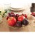 2 Pcs Wire Fruit Basket, Modern Metallic Gold Fruit Bowl with Geometric Design Perspective: top