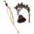 Iron Cast Door Bell - Rustic Birds Flock Door Chime Wall Mounted Front Door Bell Perspective: top