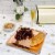 Square Rose Gold Foil Paper Party Plates for Lunch and Dinner (10 In, 48 Pack) Perspective: top