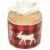 AmbiEscents Plaid Moose Ceramic Diffuser - Red/Black Perspective: top