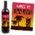 Big Dot of Happiness Tiki Luau - Tropical Summer Party Decor Wine Bottle Label Stickers 4 Ct Perspective: top