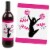 Big Dot of Happiness We've Got Spirit - Cheerleading Party Wine Bottle Label Stickers 4 Ct Perspective: top