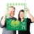 Big Dot of Happiness Double the Fun Twins Two Peas in a Pod Photo Booth Picture Frame & Props Perspective: top