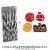 Big Dot of Happiness Rosh Hashanah - Paper Straw Decor - New Year Striped Decor Straws 24 Ct Perspective: top