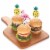 Big Dot of Happiness Pink Flamingo - Party Like a Pineapple Cupcake Toppers Treat Picks 24 Ct Perspective: top