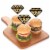 Big Dot of Happiness Girls Night Out Cupcake Toppers Bachelorette Clear Treat Picks 24 Ct Perspective: top