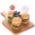 Big Dot of Happiness Chic Happy Birthday - Pink Black Gold Cupcake Toppers Treat Picks 24 Ct Perspective: top