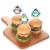Big Dot of Happiness Holly Jolly Penguin - Cupcake Toppers Christmas Clear Treat Picks 24 Ct Perspective: top