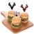 Big Dot of Happiness Prancing Plaid Dessert Cupcake Toppers Christmas Clear Treat Picks 24 Ct Perspective: top