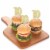 Big Dot of Happiness Gold Glitter 10 - Dessert Cupcake Toppers - Party Treat Picks 24 Ct Perspective: top