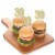 Big Dot of Happiness Gold Glitter 30 - Dessert Cupcake Toppers - Party Treat Picks 24 Ct Perspective: top