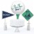 Big Dot of Happiness Par-Tee Time Golf Birthday or Retirement Centerpiece Table Toppers 15 Ct Perspective: top