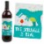 Big Dot of Happiness Roar Dinosaur - Dino Mite T-Rex Party Wine Bottle Label Stickers 4 Ct Perspective: top