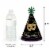 Big Dot of Happiness Mardi Gras - Cone Happy Birthday Party Hats - Set of 8 (Standard Size) Perspective: top